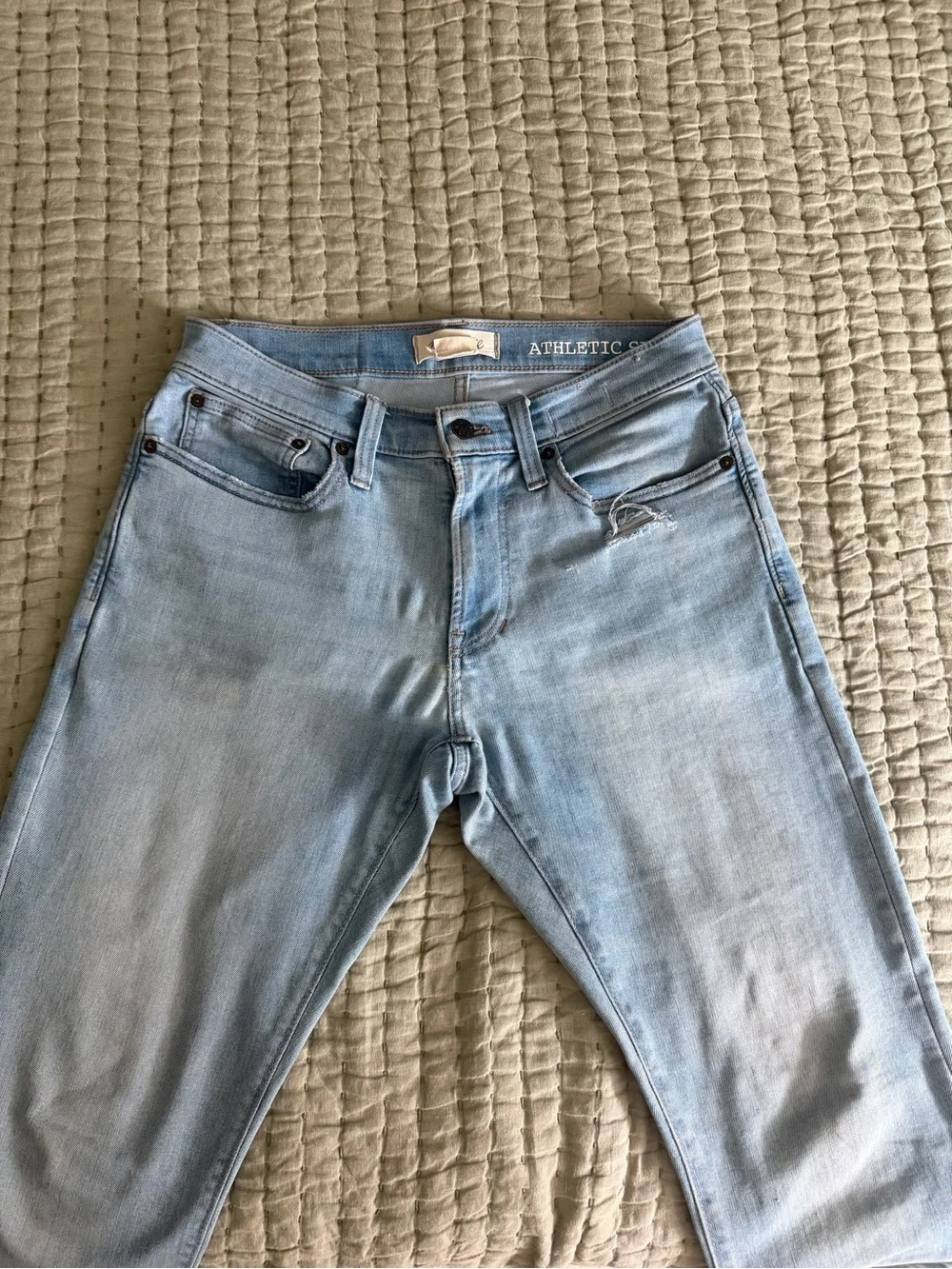 Madewell Light Blue Slim Straight Men’s Jeans
